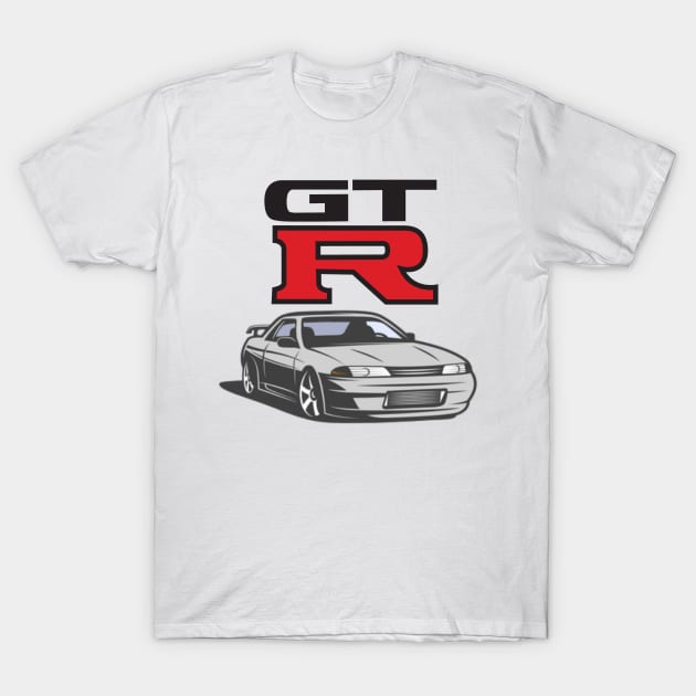 Skyline GTR R32 T-Shirt by MOTOSHIFT